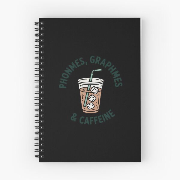 Item preview, Phonemes Graphemes Caffeine Reading Teacher T  designed and sold by lilLilaBatArt.