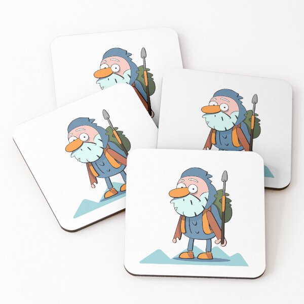 Item preview, Old man hiking and hunting designed and sold by y-a-y.