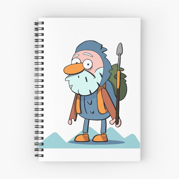 Item preview, Old man hiking and hunting designed and sold by y-a-y.