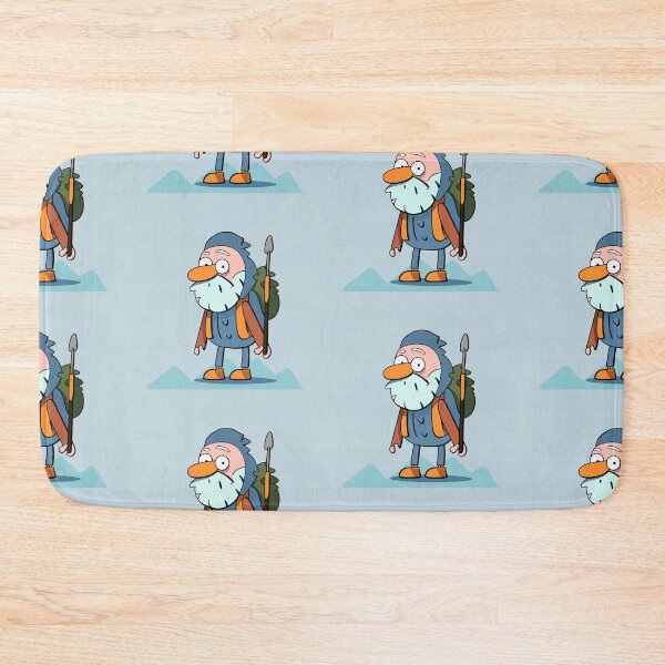 Item preview, Old man hiking and hunting designed and sold by y-a-y.