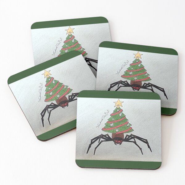 Item preview, Christmas Spider designed and sold by StickersTheBat.