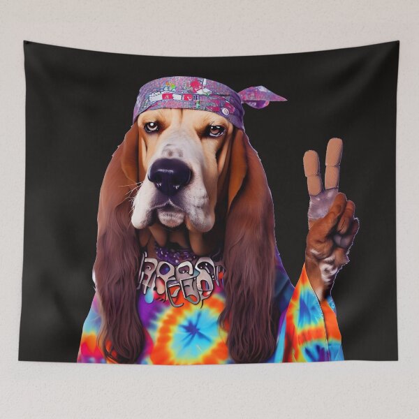 Item preview, Hippie Hound designed and sold by Cats and Other Things.