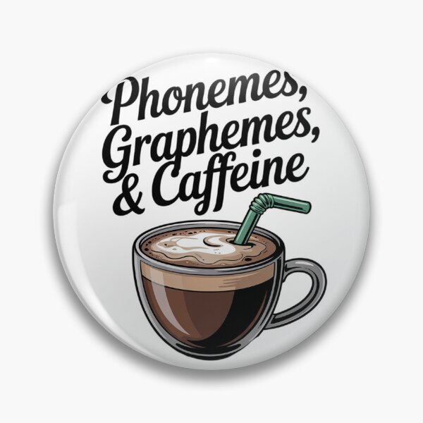 Item preview, Phonemes Graphemes Caffeine Teacher Reading3  designed and sold by lilLilaBatArt.