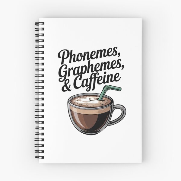 Item preview, Phonemes Graphemes Caffeine Teacher Reading3  designed and sold by lilLilaBatArt.