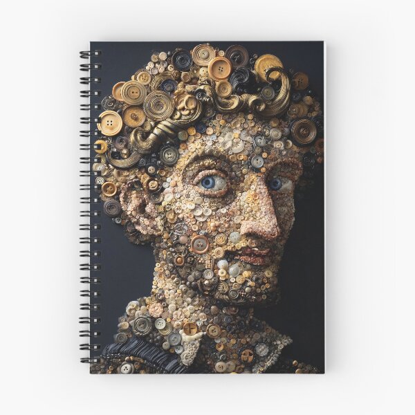 Item preview, Portrait of a Man with Button Mosaic designed and sold by lautir.