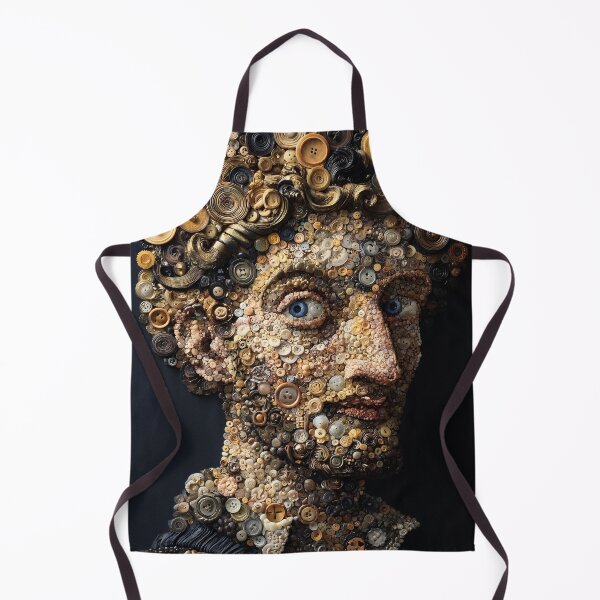 Item preview, Portrait of a Man with Button Mosaic designed and sold by lautir.