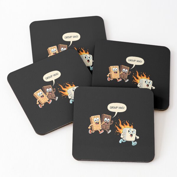 Item preview, Group Hug Marshmallow Smore Funny Camping Family designed and sold by AlyceLynne.