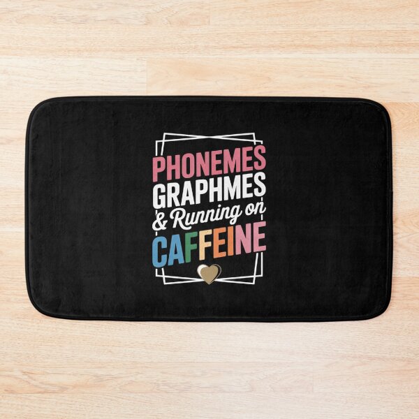 Item preview, Phonemes Graphemes Running on Caffeine Science of Reading T27  designed and sold by lilLilaBatArt.