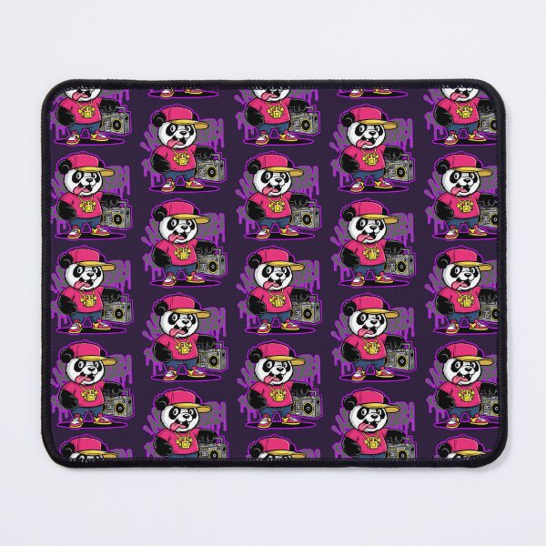 Item preview, Hip-Hop Panda with Boombox Street Art Illustration designed and sold by Junasaji.