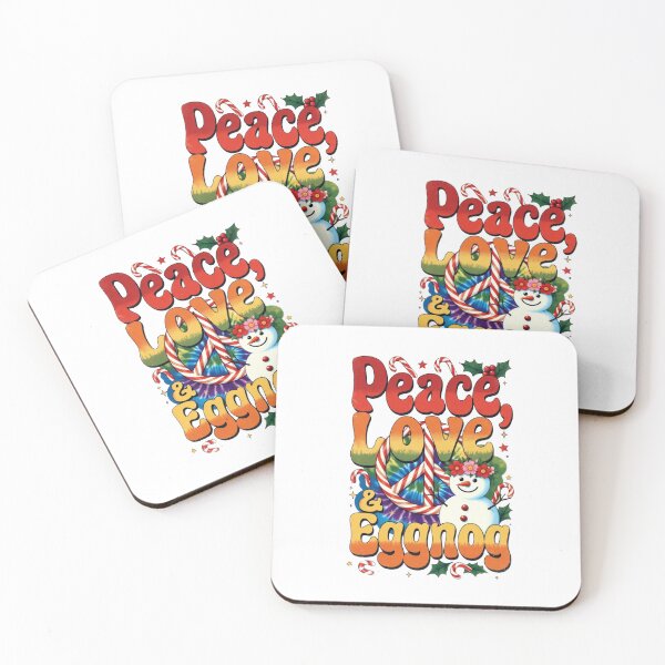 Item preview, Peace Love & Eggnog designed and sold by RisingWolfStudio.