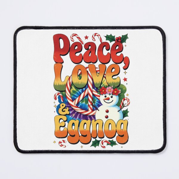 Item preview, Peace Love & Eggnog designed and sold by RisingWolfStudio.