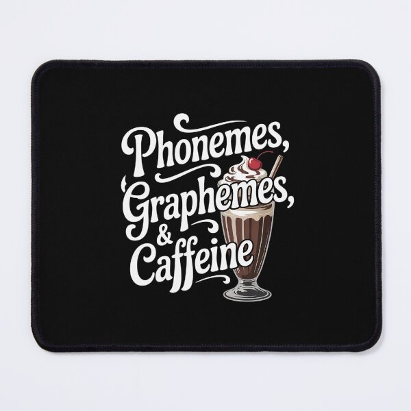 Item preview, Reading Intervention Teacher Phonemes Graphemes and Caffeine  designed and sold by lilLilaBatArt.