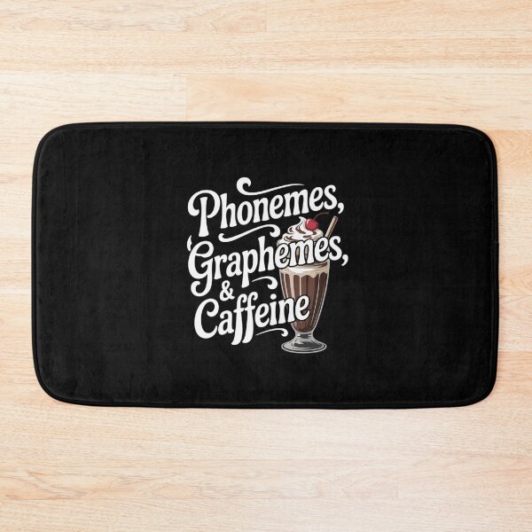 Item preview, Reading Intervention Teacher Phonemes Graphemes and Caffeine  designed and sold by lilLilaBatArt.