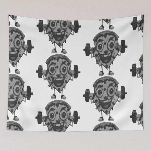 Item preview, Will Workout For Pizza designed and sold by kinpirks.