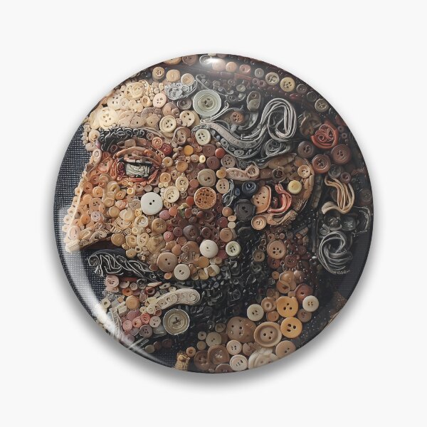 Item preview, Intricate Button Portrait of a Nobleman designed and sold by lautir.