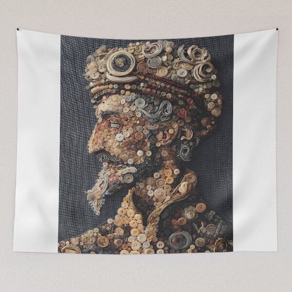 Item preview, Intricate Button Portrait of a Nobleman designed and sold by lautir.