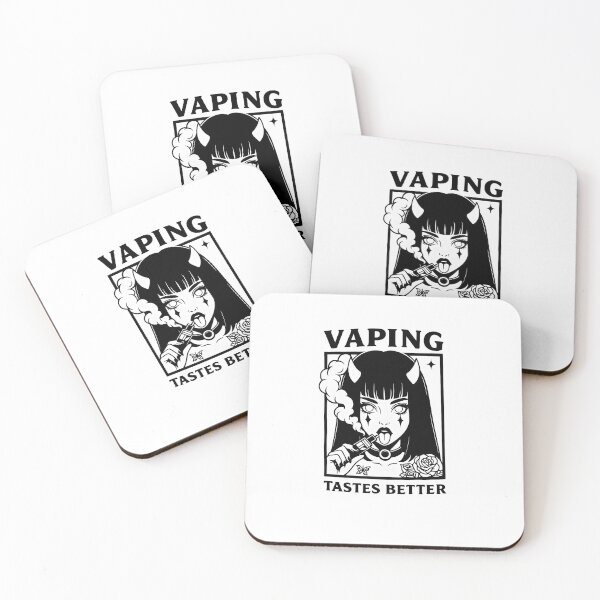 Item preview, Demon Vape Girl – Bold Dark Anime Vapor Art designed and sold by House of Taste Designs.