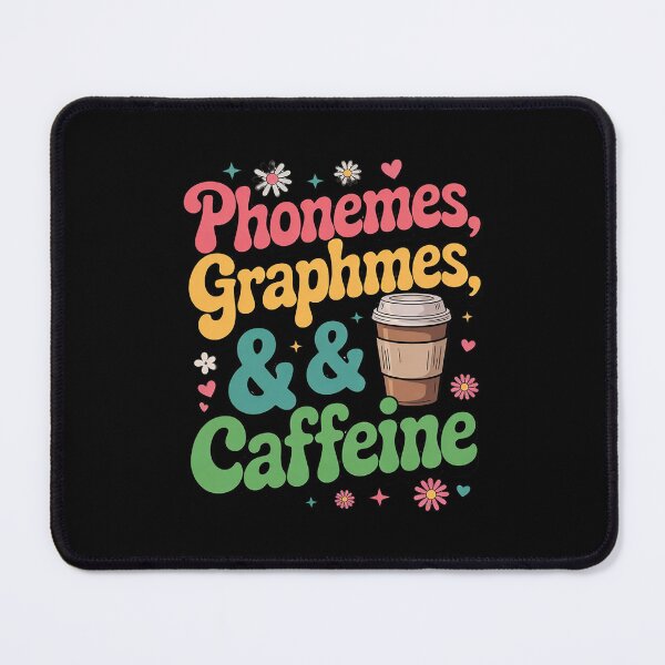 Item preview, Reading Teacher Coffee Lover Phonemes Graphemes & Caffeine  designed and sold by lilLilaBatArt.