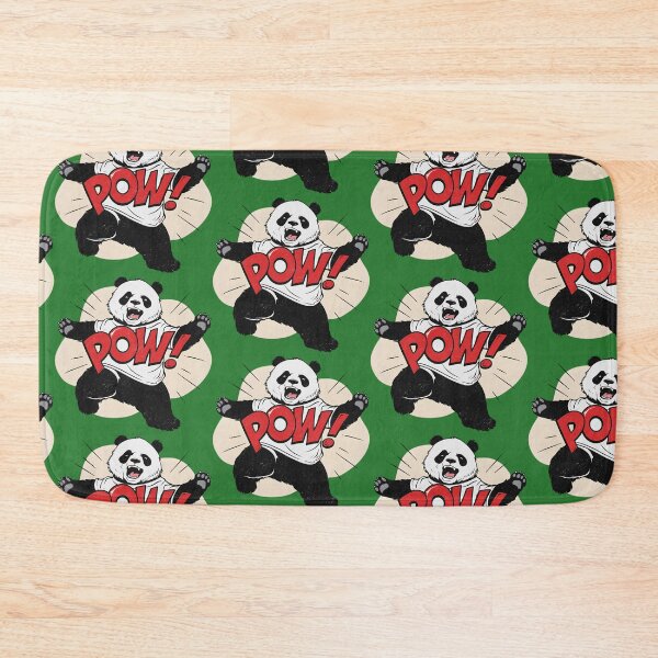 Item preview, POW Panda – Funny Action Panda Cartoo designed and sold by SamartkitDesign.