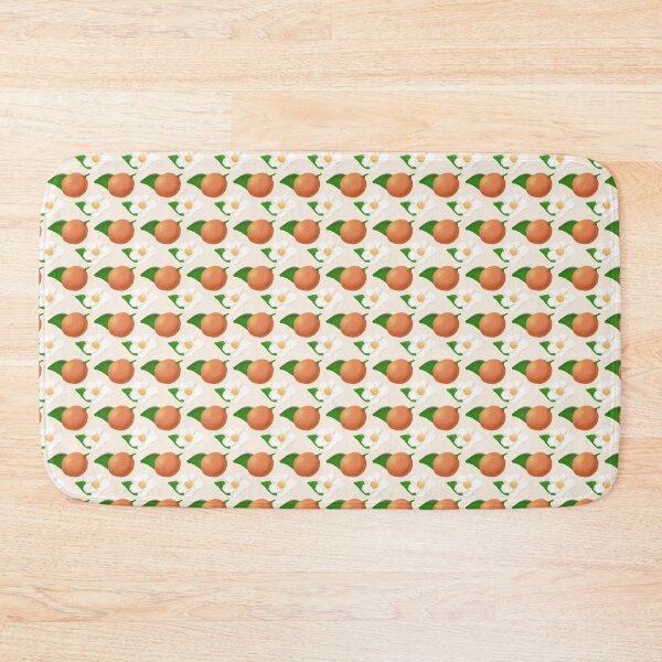 Item preview, Orange with flower and leaves patern designed and sold by MilediVinter.