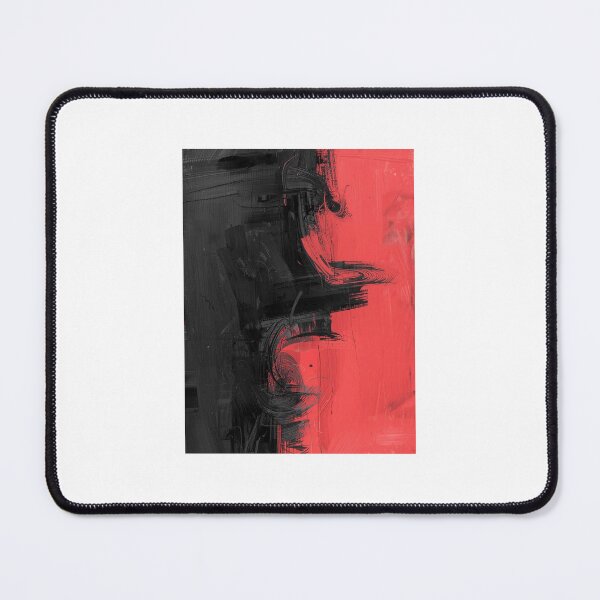 Item preview, Red & Black Abstract Expressionism Art designed and sold by almapink.