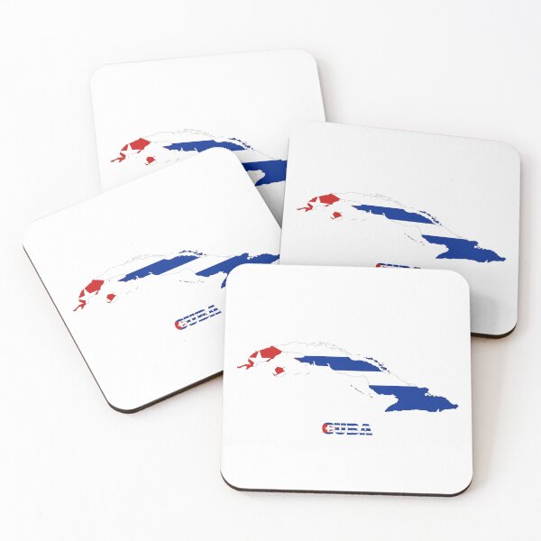 Item preview, CUBA flag map design designed and sold by BasbiArt.