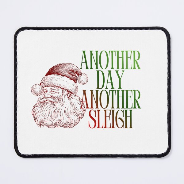 Item preview, Another Day Another Sleigh- Funnny Retro Santa Claus Pun designed and sold by SC-Shop-.