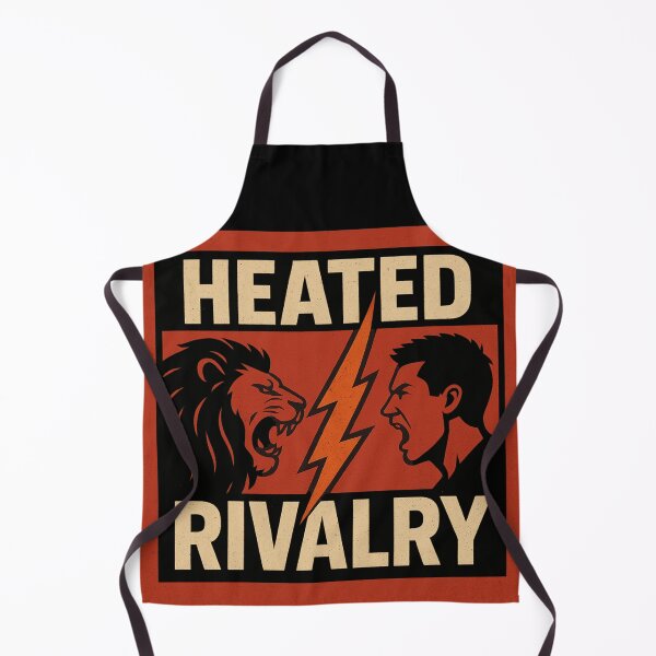 Item preview, Heated Rivalry – Fierce Face-Off Lightning Battle Graphic T-Shirt designed and sold by LatestDesign95.