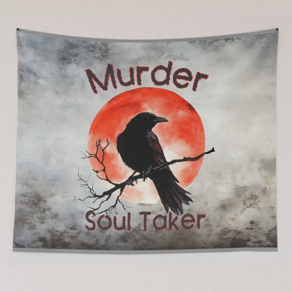 Item preview, Raven of the Red Moon Omen designed and sold by MysticOzzy.