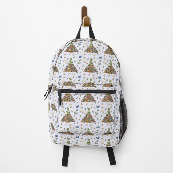 Item preview, Book Dragon Seamless Pattern – Cute Fantasy Reader Design in blue designed and sold by WildLakePatterns.