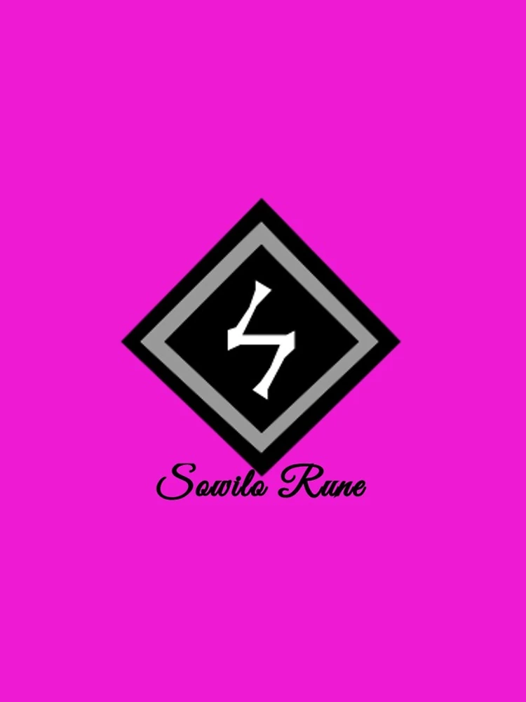 Thumbnail 4 of 4, iPhone Case, Sowilo Rune designed and sold by WindsofJupiter.