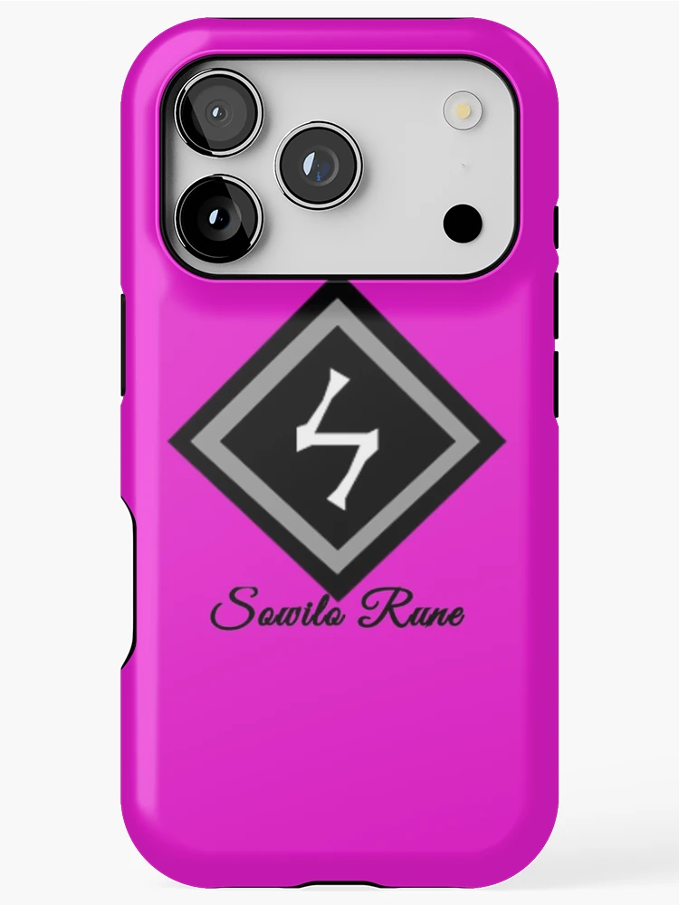Thumbnail 1 of 4, iPhone Case, Sowilo Rune designed and sold by WindsofJupiter.