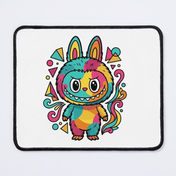Item preview, labubu art, cute adorable labubu doll with vibrant colors designed and sold by nicnacc.