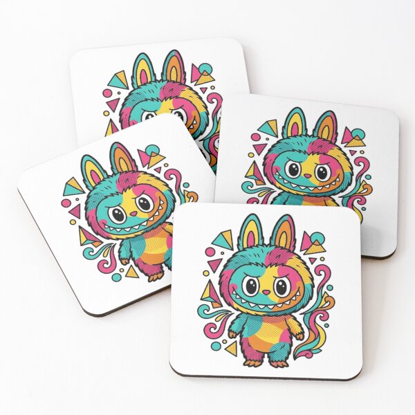 Item preview, labubu art, cute adorable labubu doll with vibrant colors designed and sold by nicnacc.