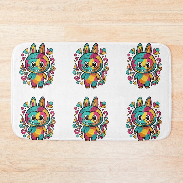 Item preview, labubu art, cute adorable labubu doll with vibrant colors designed and sold by nicnacc.
