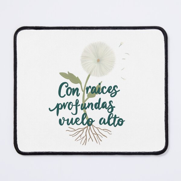 Item preview, Con Raíces Profundas Vuelo Alto – Botanical Spanish Inspirational Art designed and sold by RivendellBird.