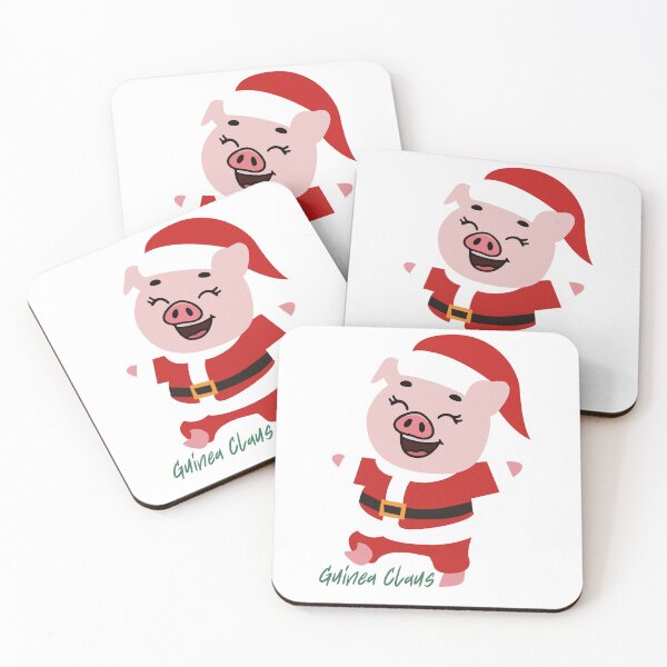 Item preview, Guinea Claus – Cute Christmas Guinea Pig in Santa Outfit designed and sold by Doodlelline.