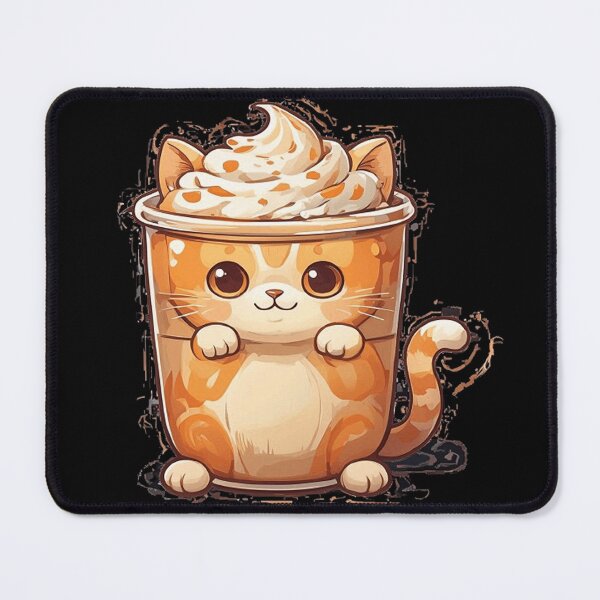 Item preview, Caramel Macchiato Cat designed and sold by MiLaKK.