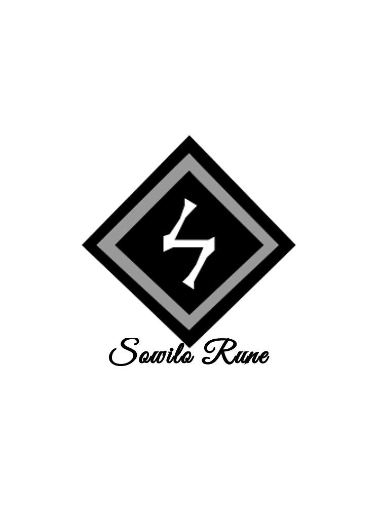 Aperçu 3 sur 3. Foulard avec l'œuvre Sowilo Rune créée et vendue par WindsofJupiter.