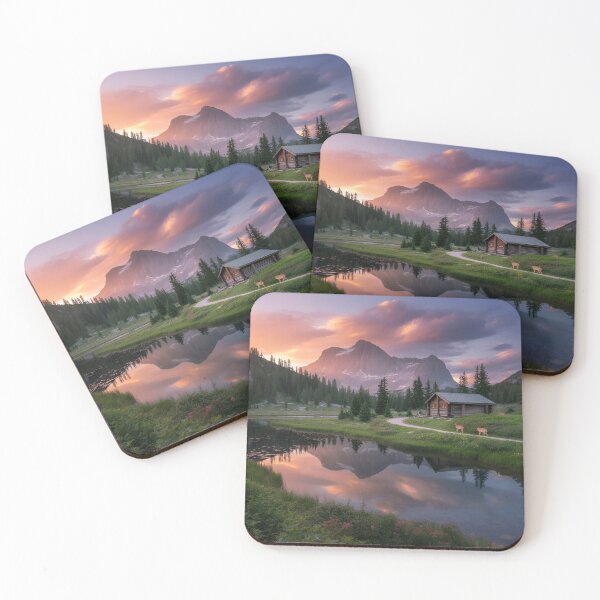 Item preview, Alpine Sunrise Reflections designed and sold by thBirthday.