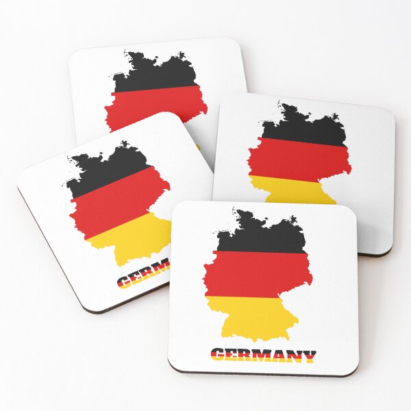 Item preview, GERMANY Flag map design designed and sold by BasbiArt.