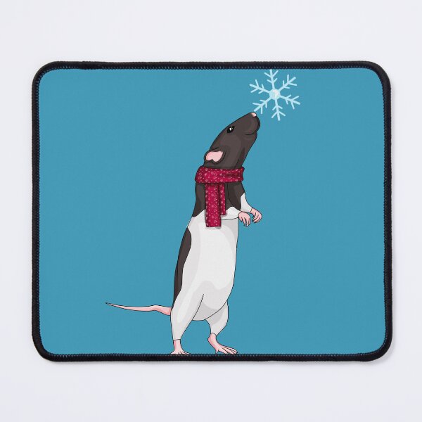 Item preview, Curious Rat Investigating Winter designed and sold by Cozy Little Doodles by Hosha’na.