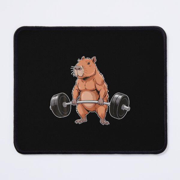 Item preview, Capybara Weightlifting Gym designed and sold by JoannMinndy.