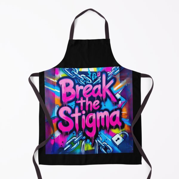 Item preview, Break the Stigma_graffiti designed and sold by Mind Empowerment Designs.