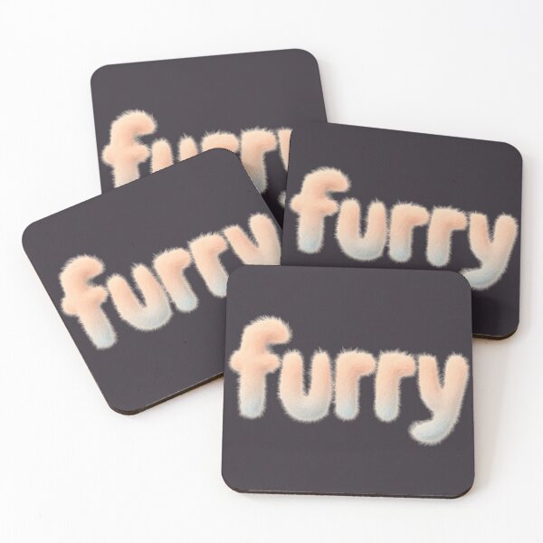 Item preview, Cute Furry Fluffy Hairy Fuzzy Pink Purple Typography  designed and sold by TackyTime.