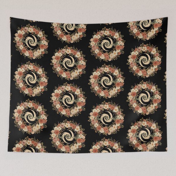 Item preview, Just Breathe (V.8) - Watercolor Floral Wreath Relaxation Meditation Wellness Design designed and sold by D-Islamic.