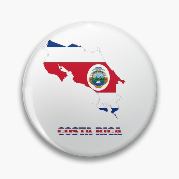 Item preview, COSTA RICA Flag map design designed and sold by BasbiArt.