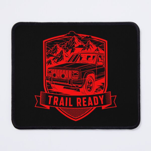 Item preview, Classic Cherokee XJ Off-Roading Mountain Adventure Red designed and sold by Off-Road-Zone.