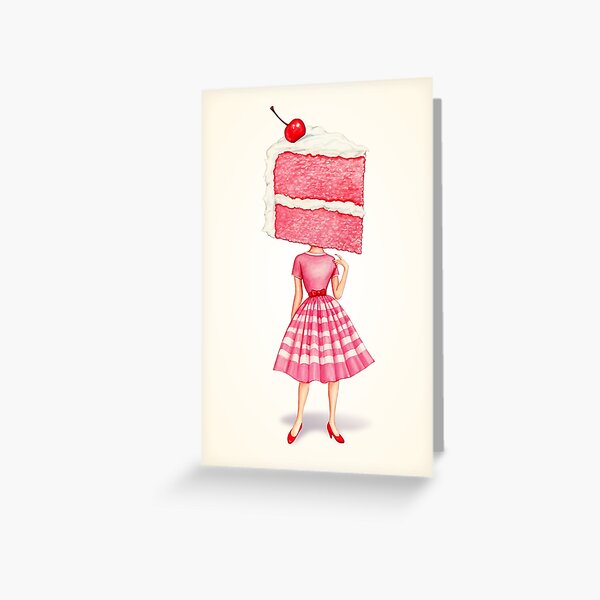 Aperçu de l'œuvre Tête de gâteau Pin-Up: Cerise créée et vendue par Kelly  Gilleran.