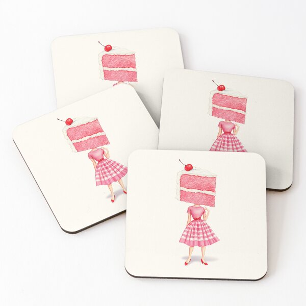 Item preview, Cake Head Pin-Up: Cherry designed and sold by Kelly  Gilleran.